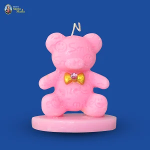 Oso elegante en base de cera