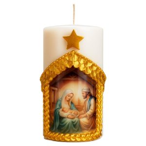 VELON NAVIDEÑO CON LUZ LED