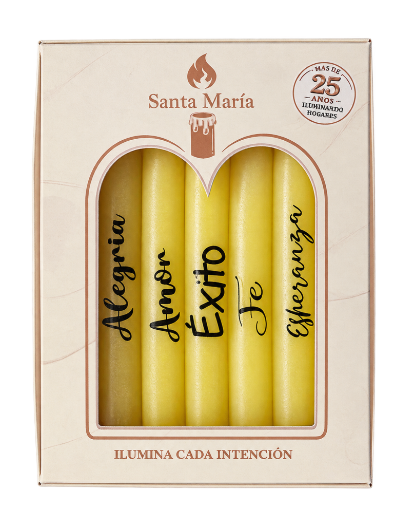 VELA SANTA MARIA DESEOS (DEGRADE DOS COLORES)