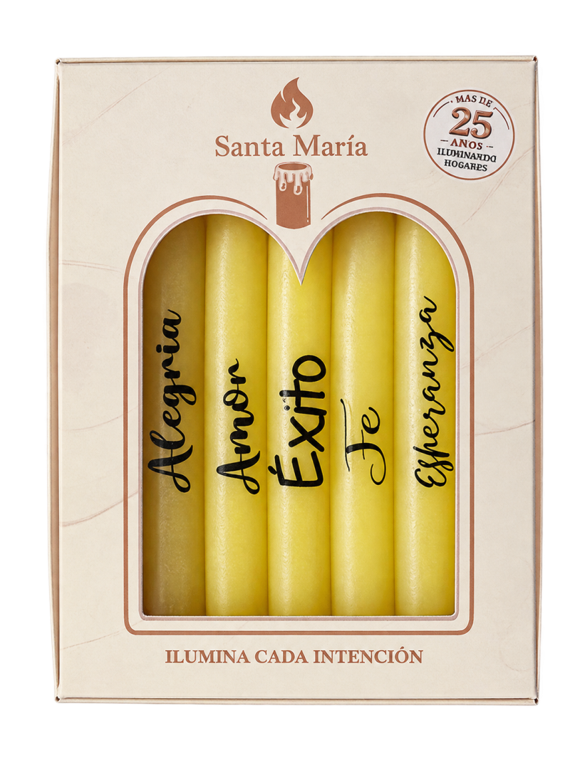 VELA SANTA MARIA DESEOS (DEGRADE DOS COLORES)