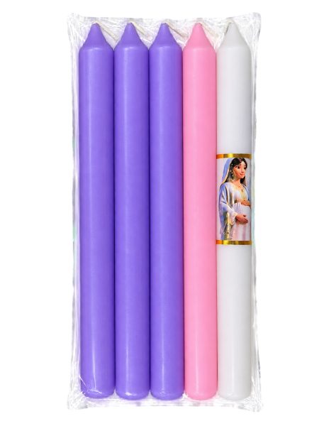 VELA ADVIENTO 21 CM - Vista 2