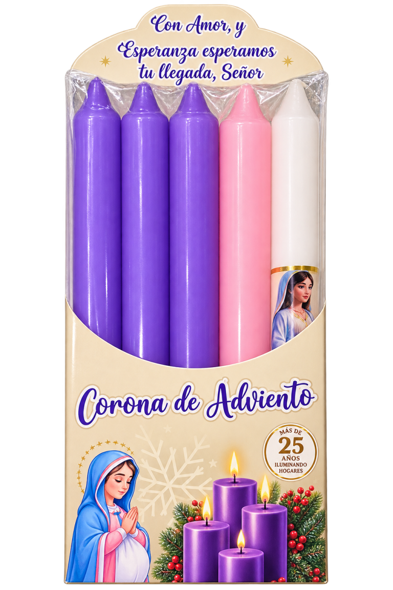 VELA ADVIENTO 21 CM