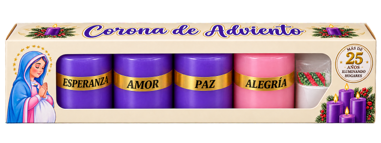 VELA ADVIENTO #2 CAJA