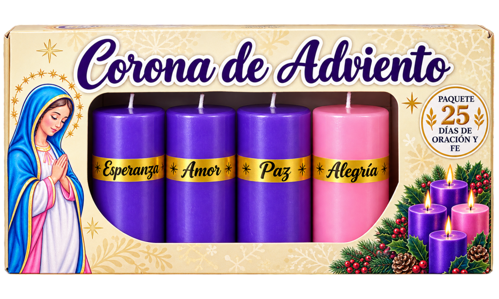VELA ADVIENTO #4 CAJA