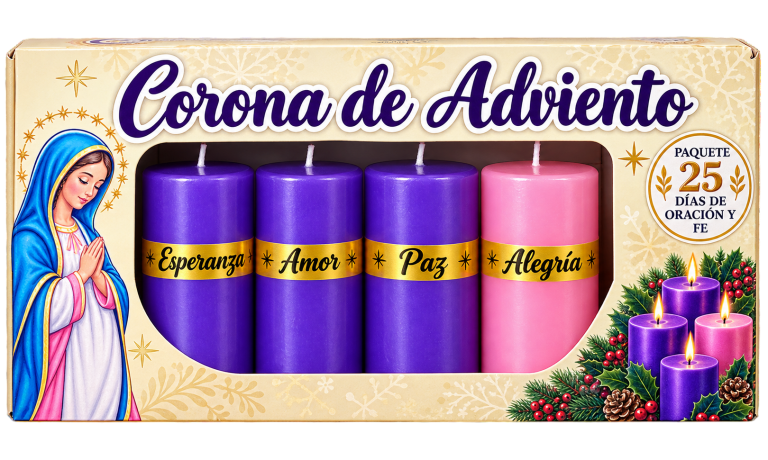 VELA ADVIENTO #4 CAJA